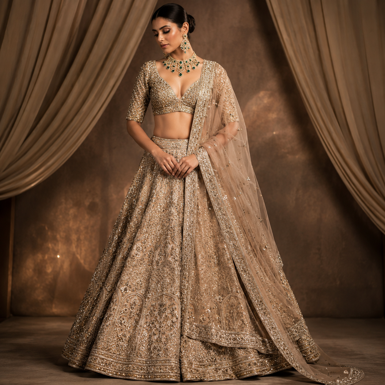 ChatGPT Image May 30, 2026, 11_48_40 PM Silver Style Manish Malhotra Inspired - Image 1