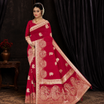 Pink Matte Saree