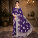 Matte Blue Saree